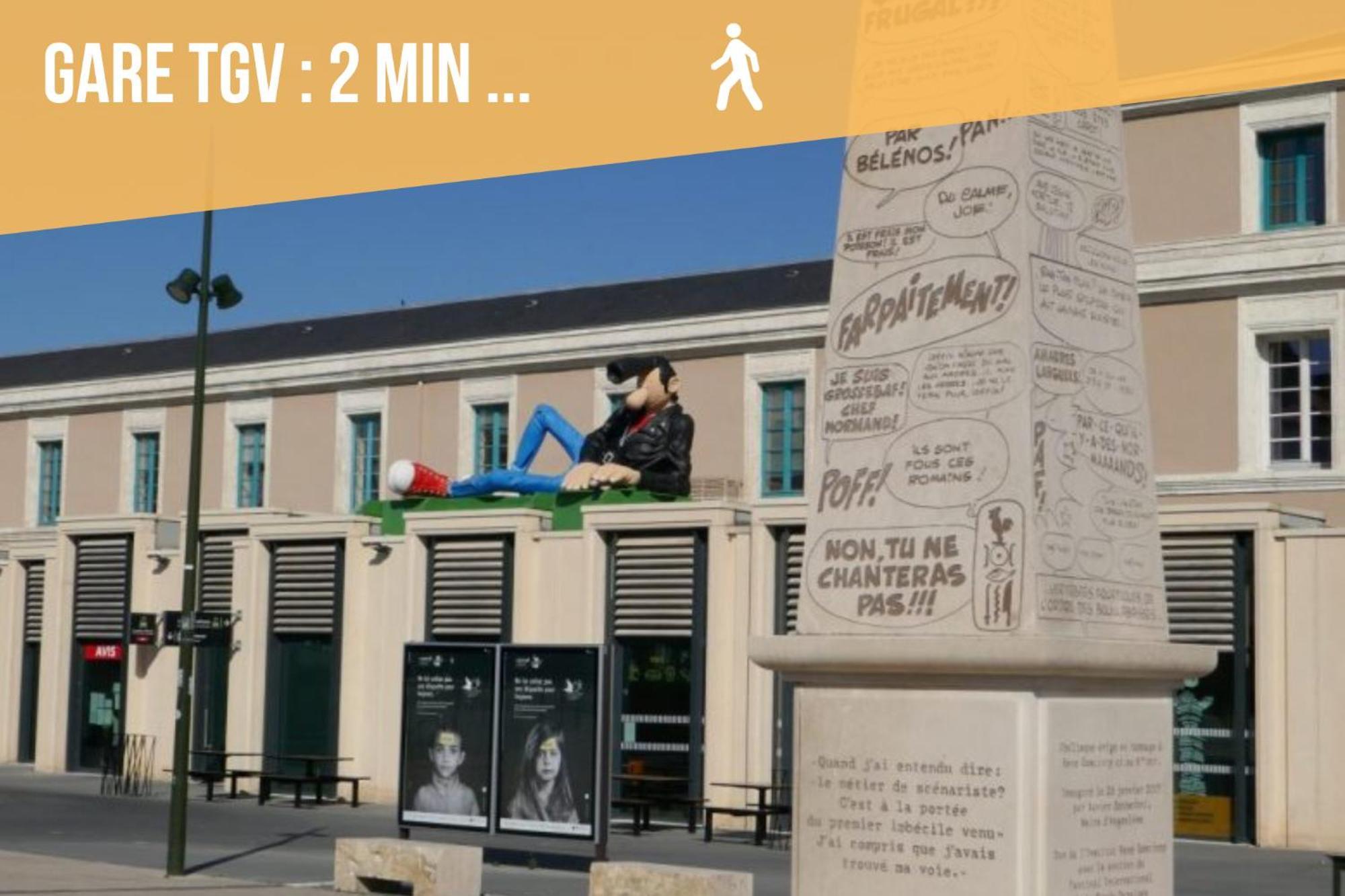 Appart Proche Gare Tgv Angouleme Deco Theme Bande Dessinee المظهر الخارجي الصورة
