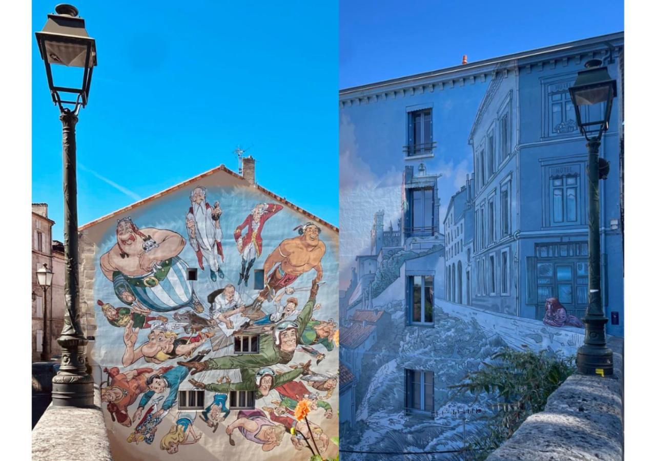 Appart Proche Gare Tgv Angouleme Deco Theme Bande Dessinee المظهر الخارجي الصورة
